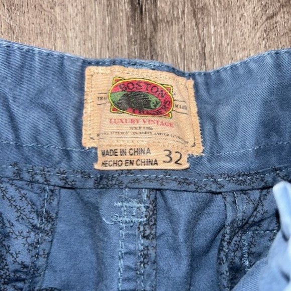 Boston Traders Men's Blue Walking Shorts Size 32 Just Above Knee Length EUC - Picture 2 of 4
